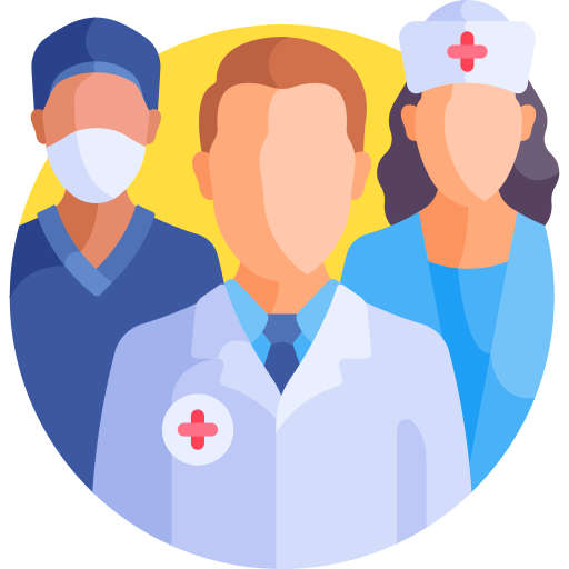 Medical professionals icon
