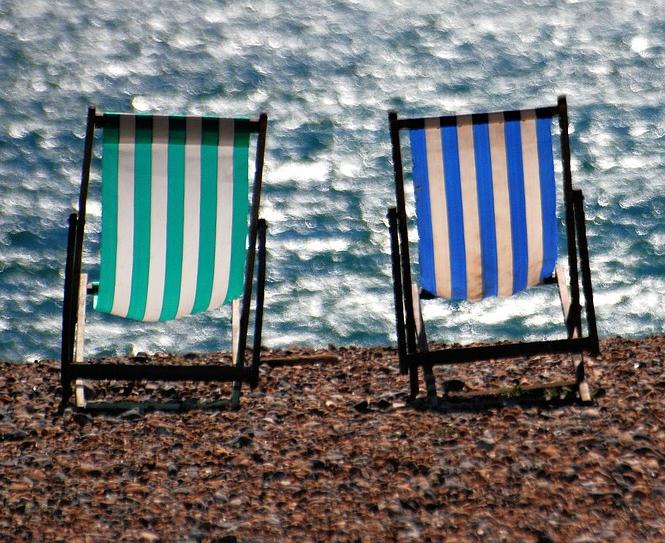 Beach chairs