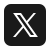X (aka Twitter) icon