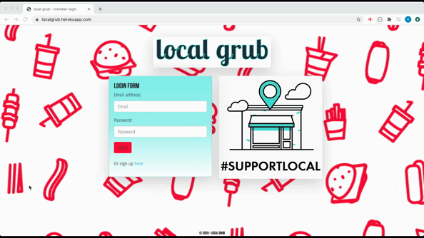Local Grub: An app that utilizes the Zomato & MapQuest API to gather local restaurant information based off of the user's city choice. This app was created to help promote small business throughout local communities, and give users that chance to explore restaurants besides the big chains/franchises.