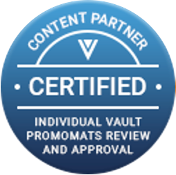 Content Partner: Individual Vault Promomats Review and Approval Certification
