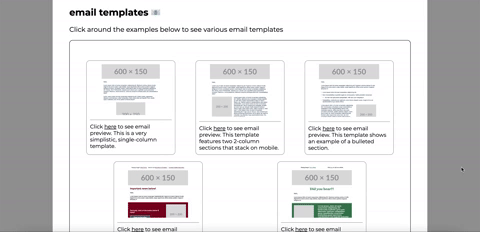 Email Templates: A collection of responsive email template examples